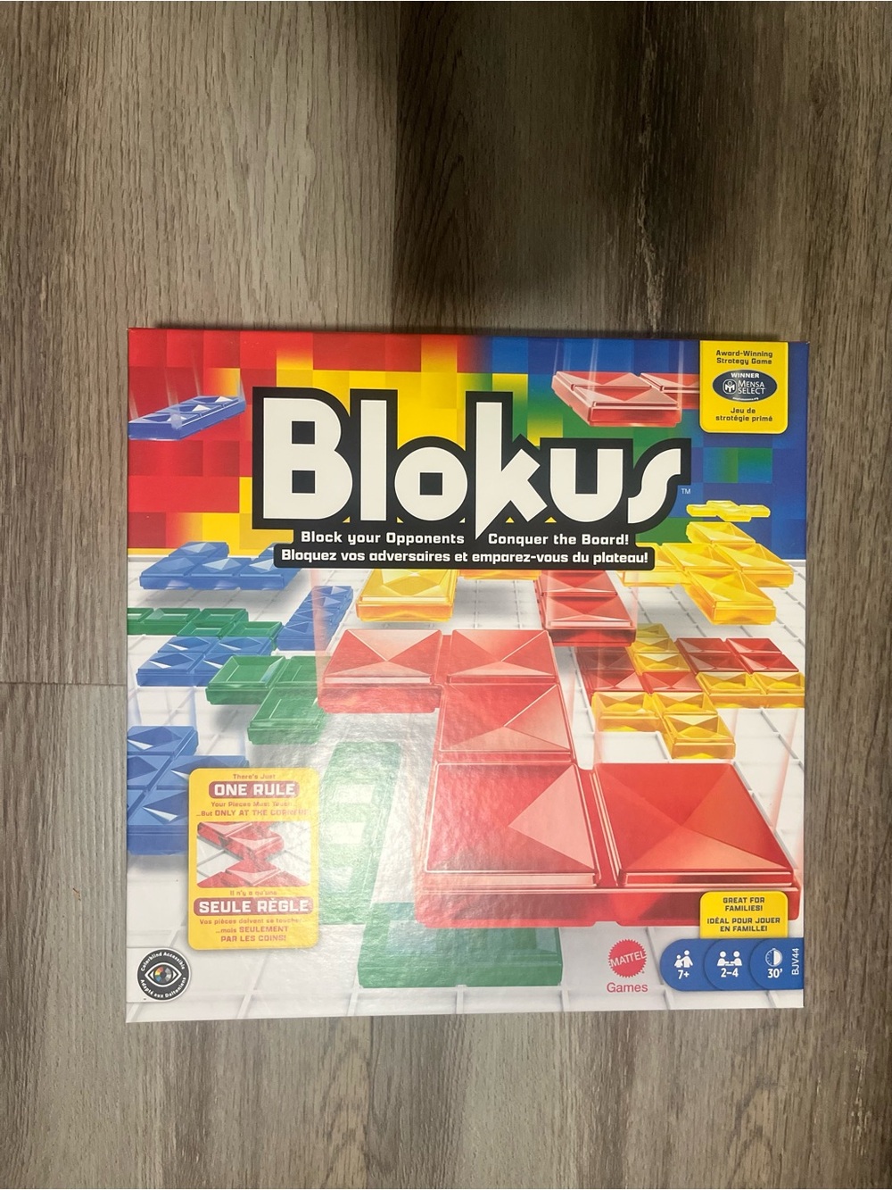 Blokus Strategy Board Game - Red, Yellow, Blue, Green